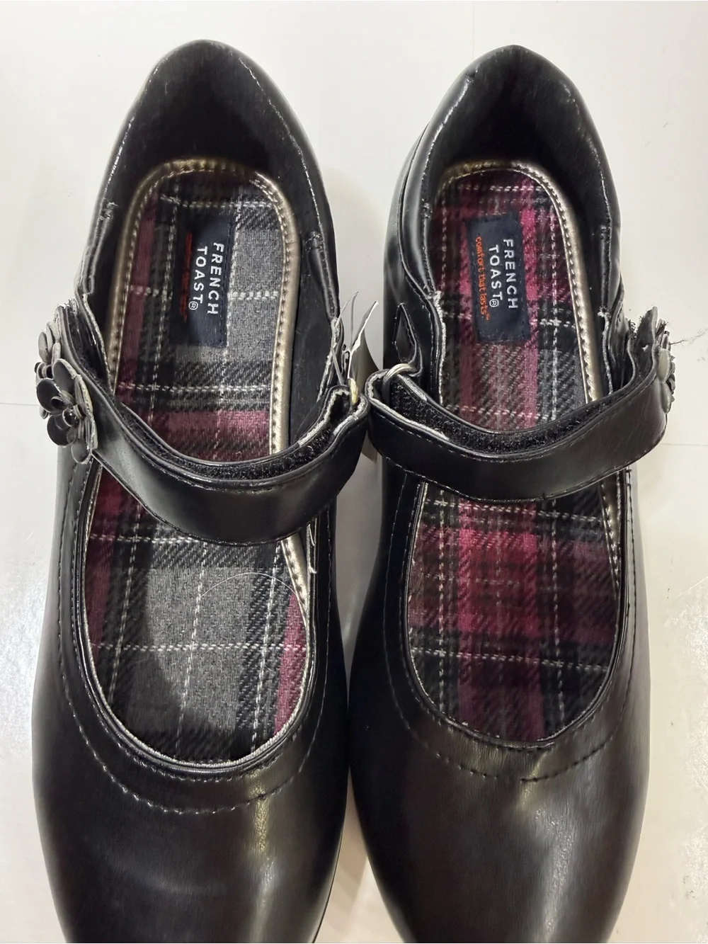 Girls' Black Mary Jane school Shoes NWT by French toast